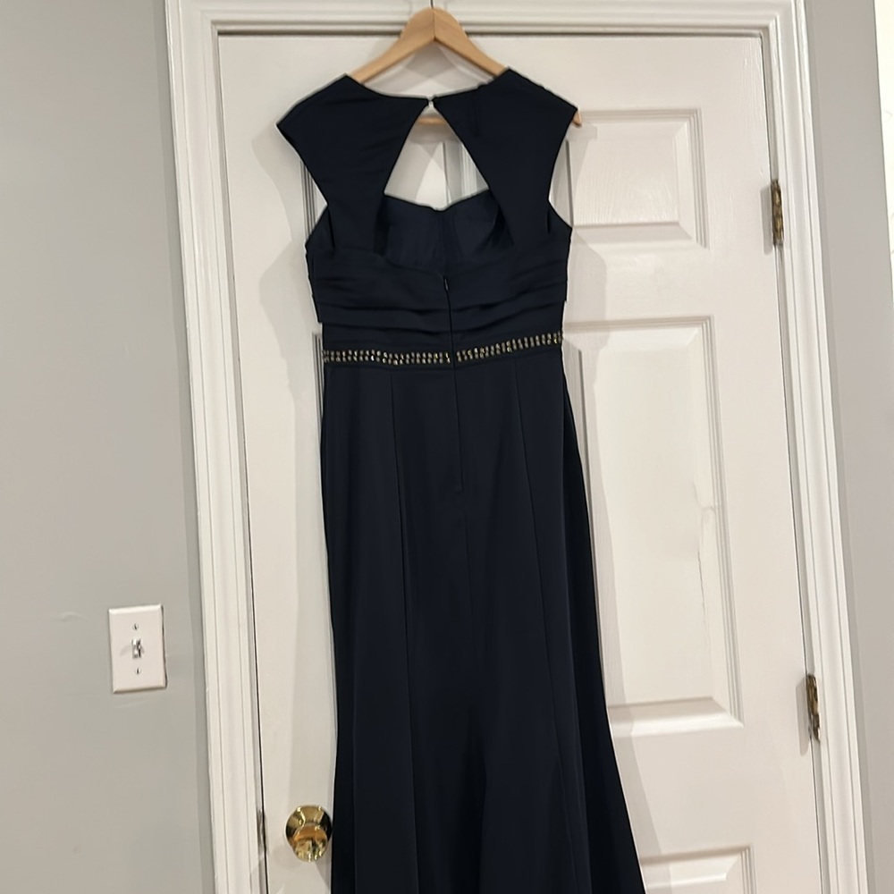 Adrianna Papell Formal Dress: Cap-Sleeve Gown AND matching scarf, Size 10 - Picture 11 of 14